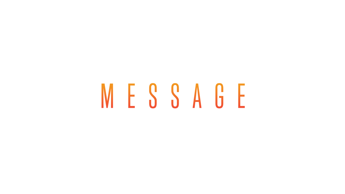 Fall Kickoff Message