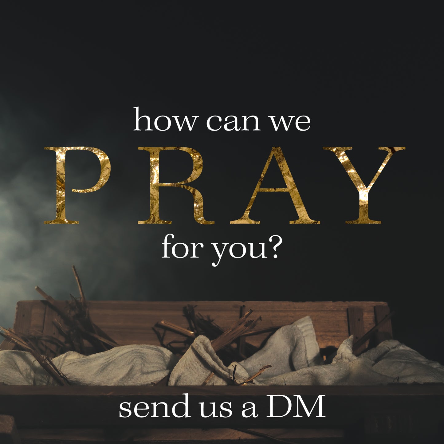 Nativity Manger Pray