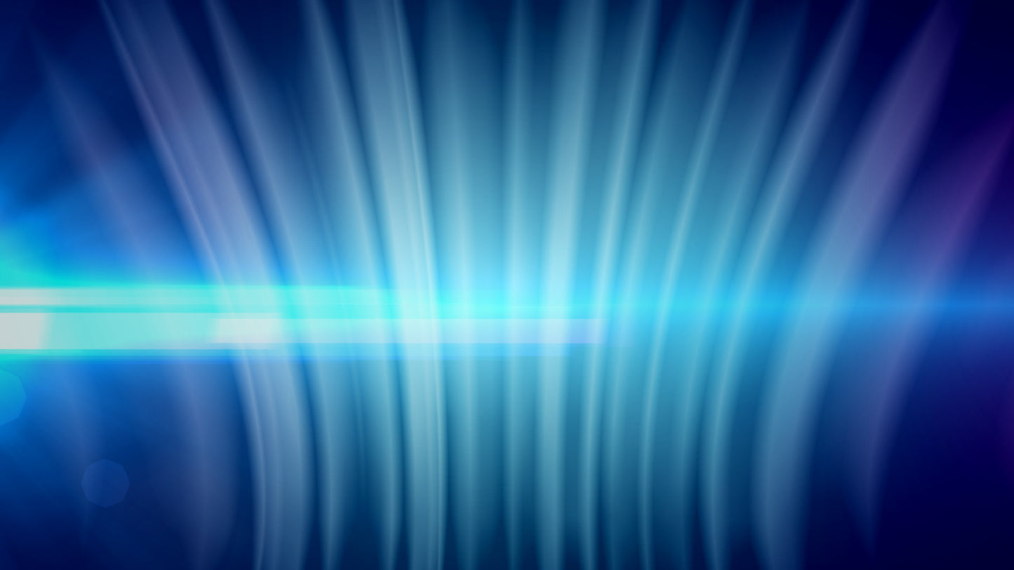 Digital Curtain Blue Curve