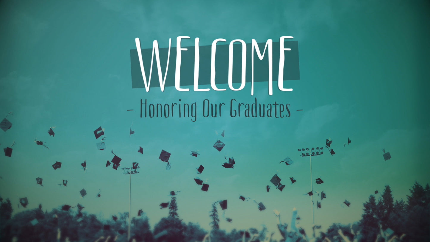 Graduation Adventure Welcome Still