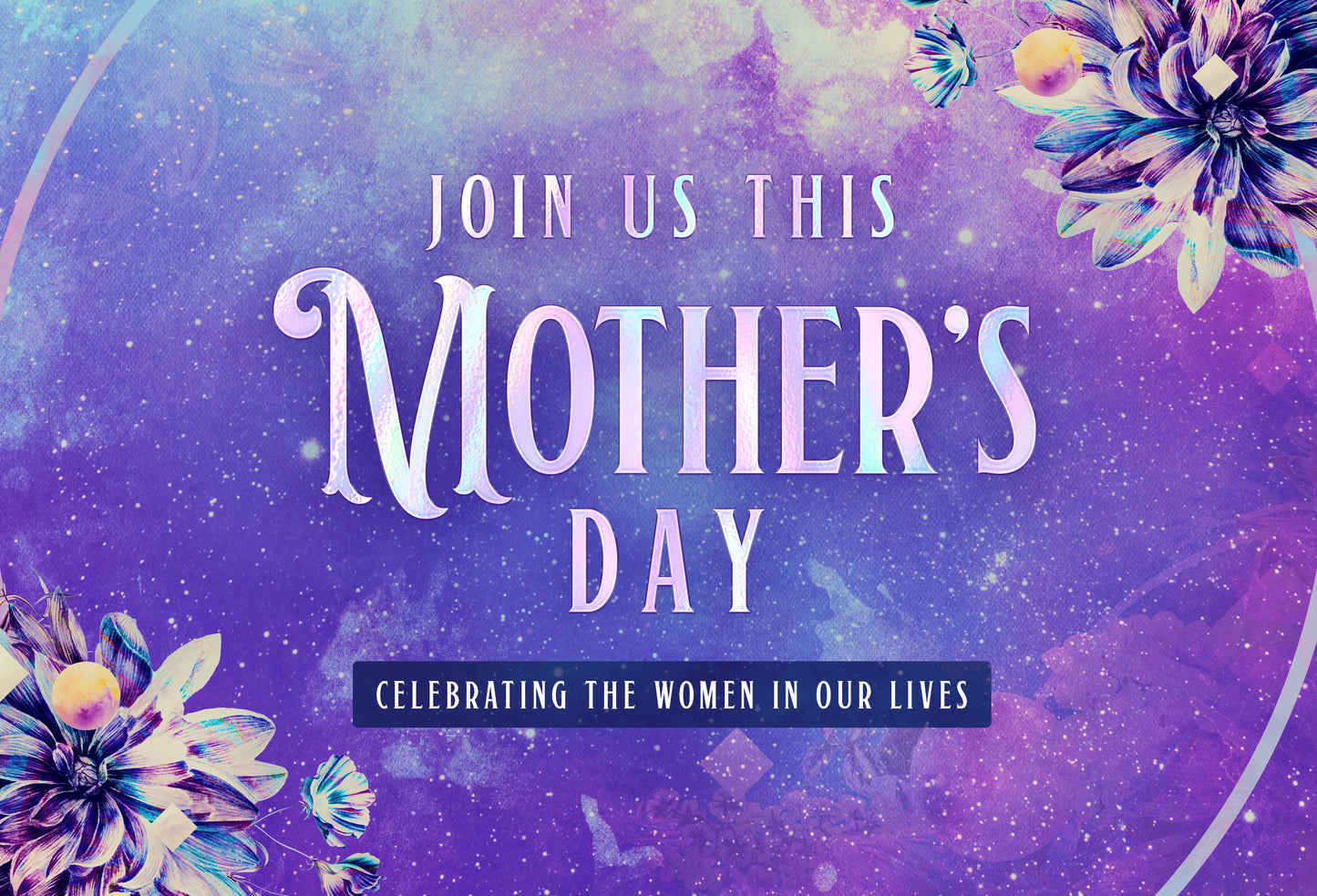 Mothers Day Glam 8X5 Postcard