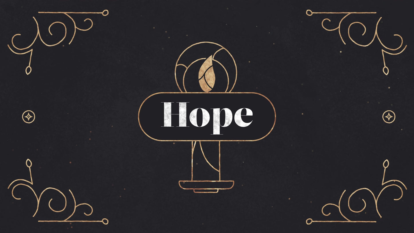 Advent Glitter Hope