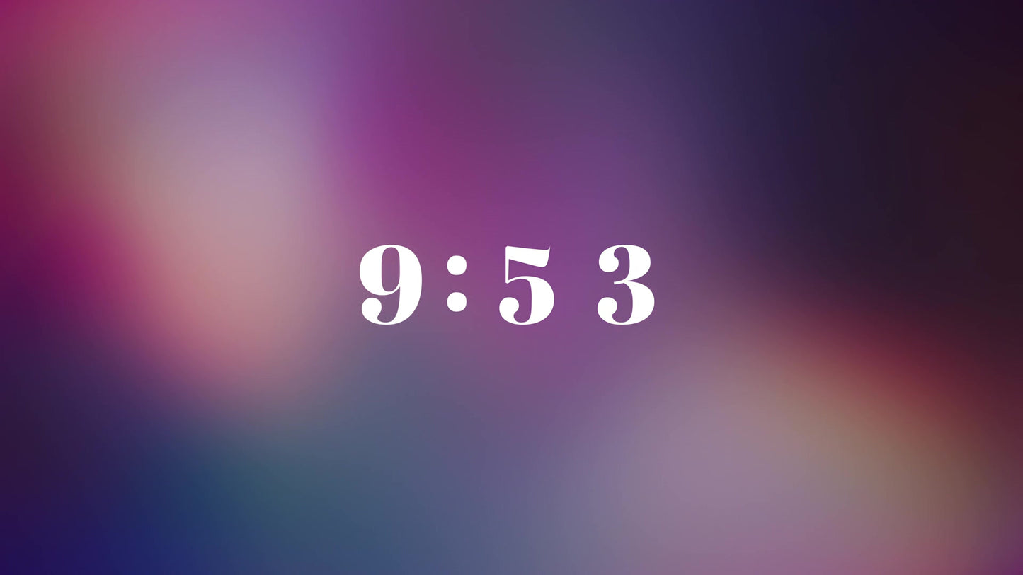 Vibrant Crosses 10 Min Countdown