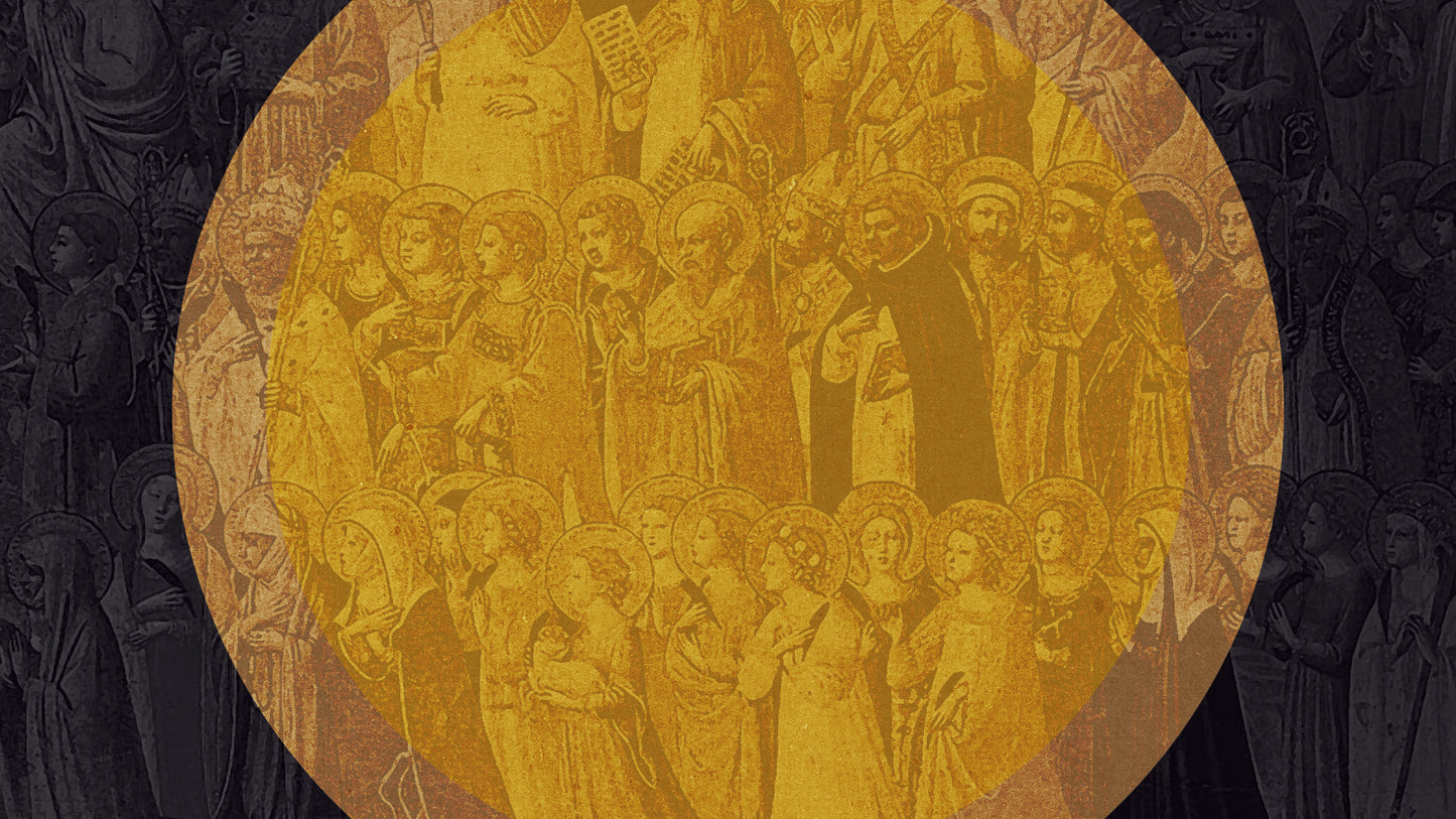 All Saints Day Yellow Circle