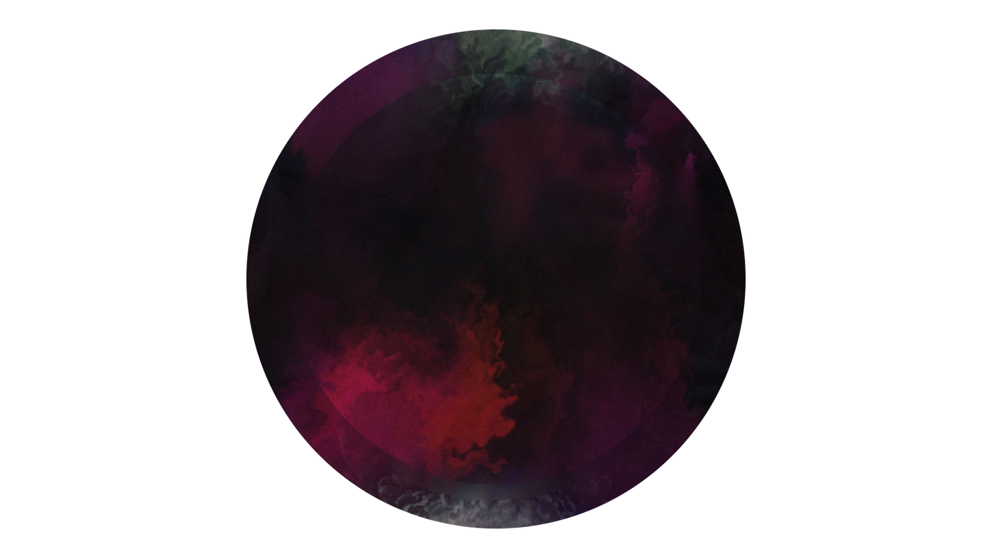 Floral Paint Circle 03