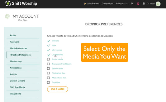 How to Set Up Dropbox for One-Click Collection Downloads