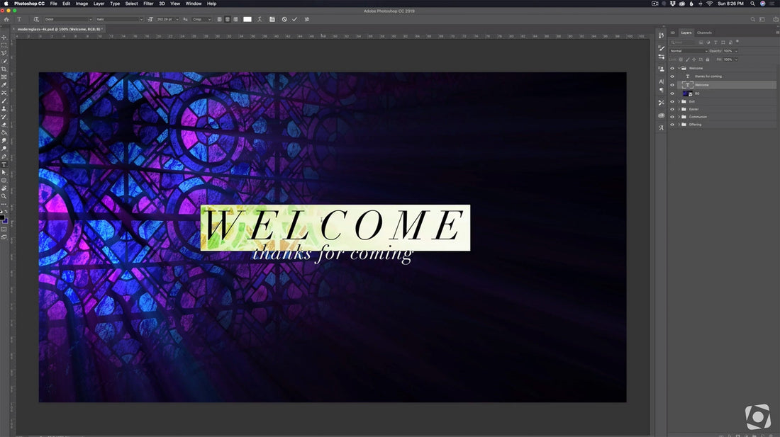 How to Modify Title Screens in Photoshop