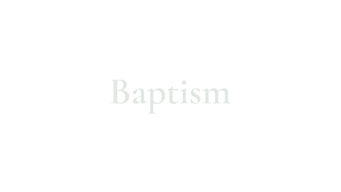 Misty Mountain Baptism