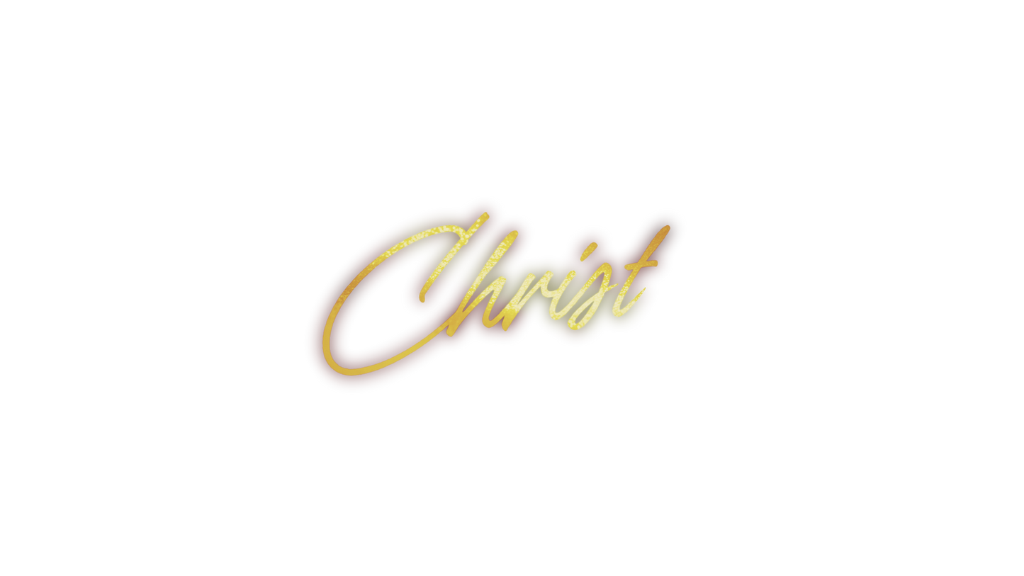 Glitter Echoes Christ