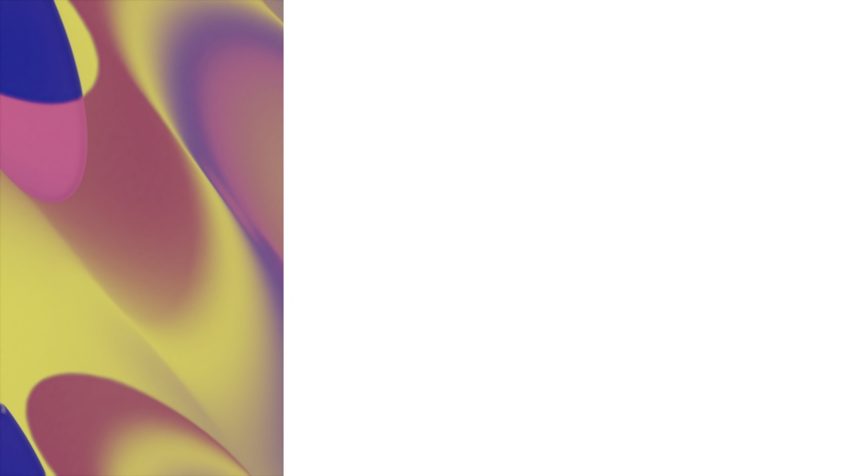 Color Warp Lower Third Left Blank