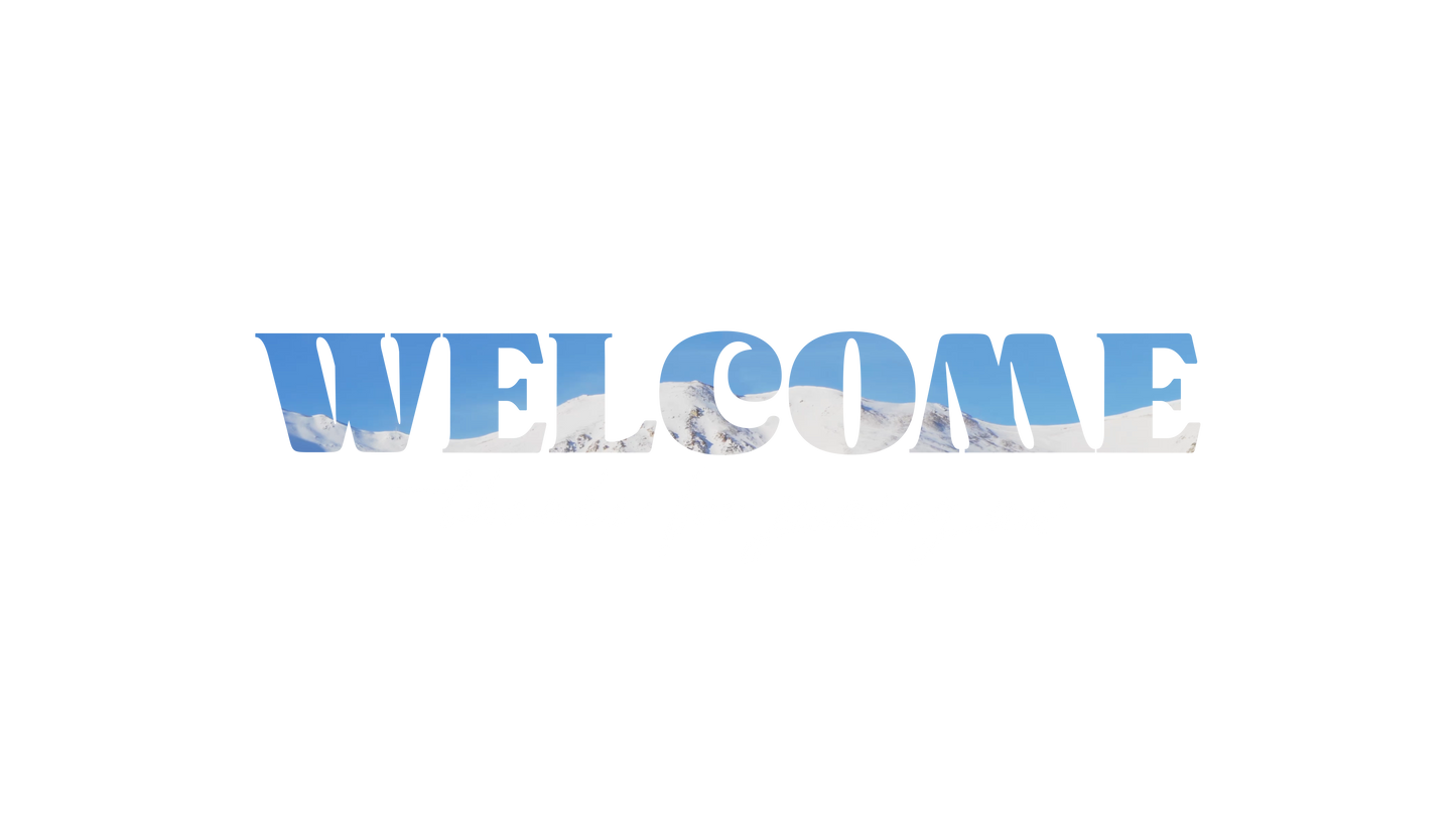 Mountain Snow Welcome