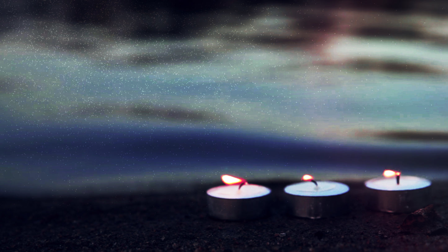 Seaside Candles Three