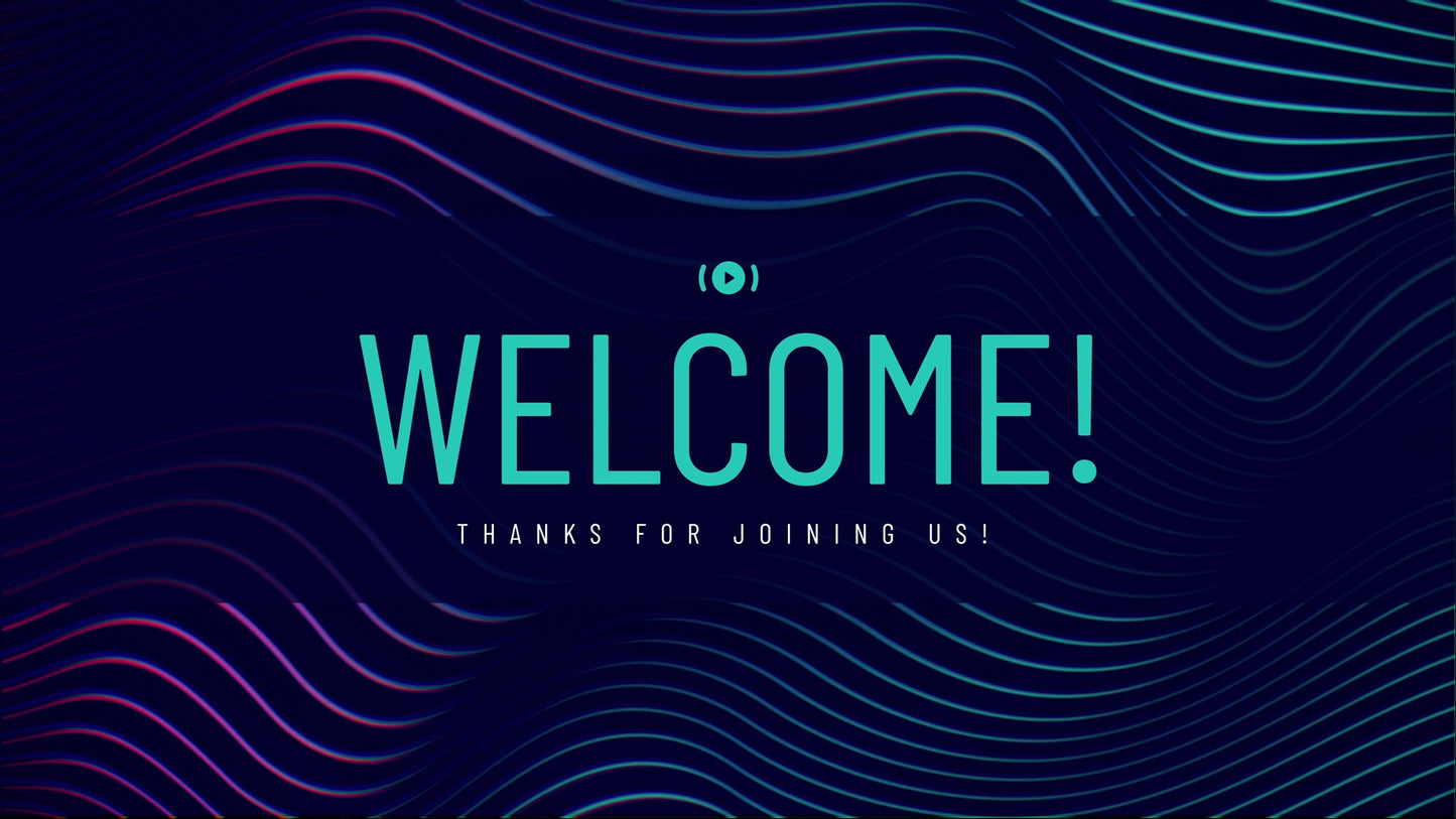 Retro Wave Welcome Stream