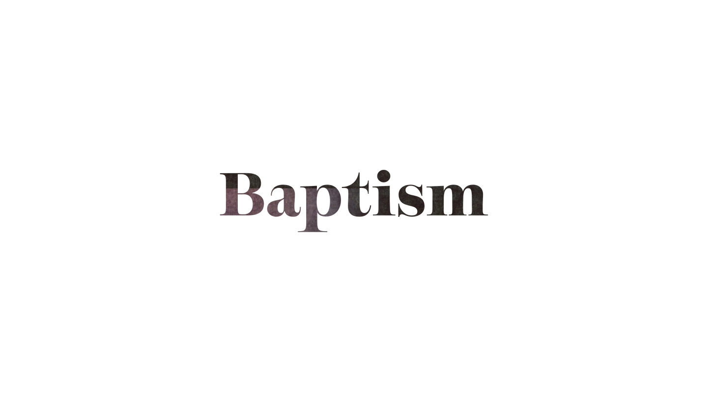 Muted Stripes Baptism