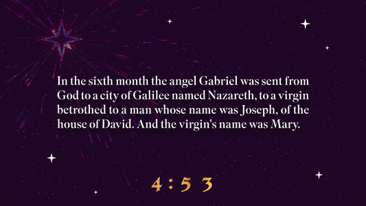 Christmas Shimmer Scripture Countdown