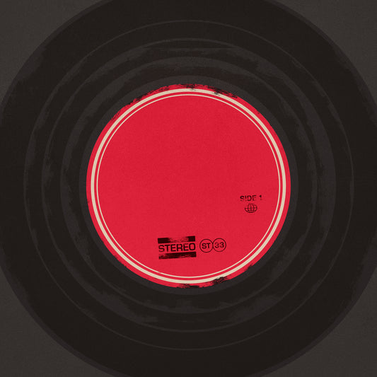 Fathers Day Record Square Blank
