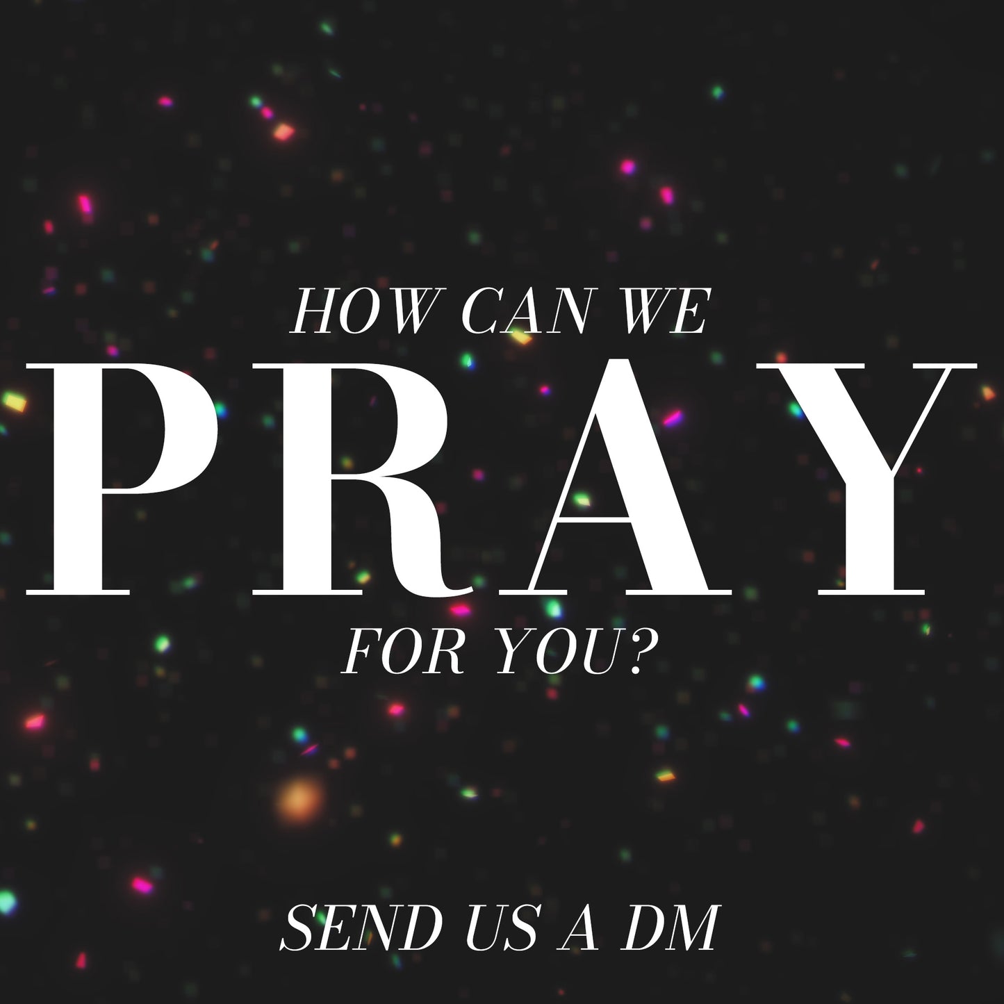 Glitterific New Year Pray