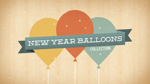 New Year Balloons