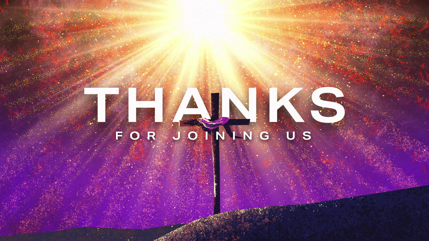 Easter Risen Again Thanks For Joining Us