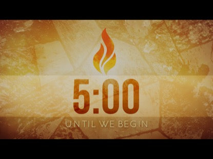 Pentecost Fire Countdown