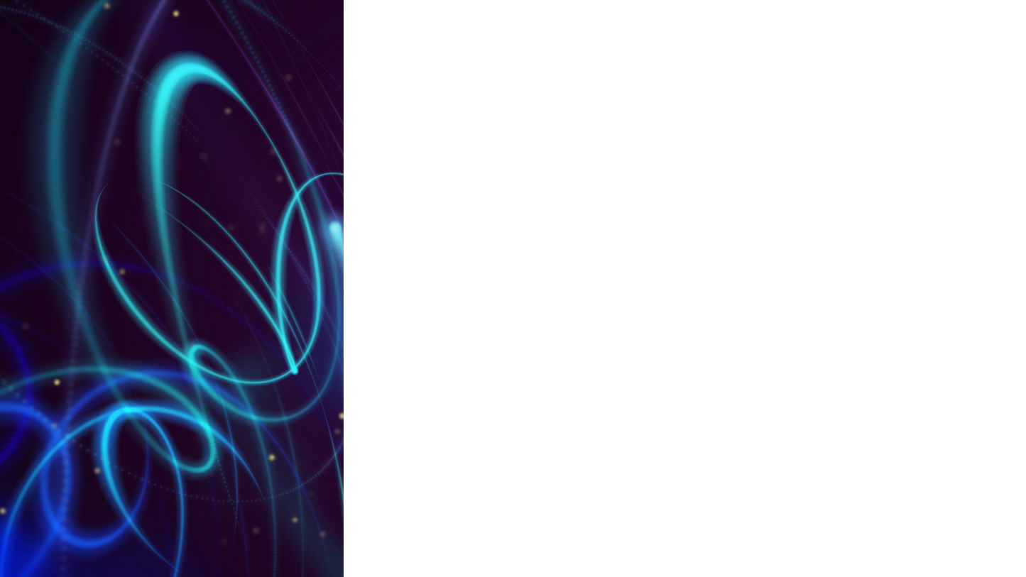 Fractal Glow Lower Third Left Blank