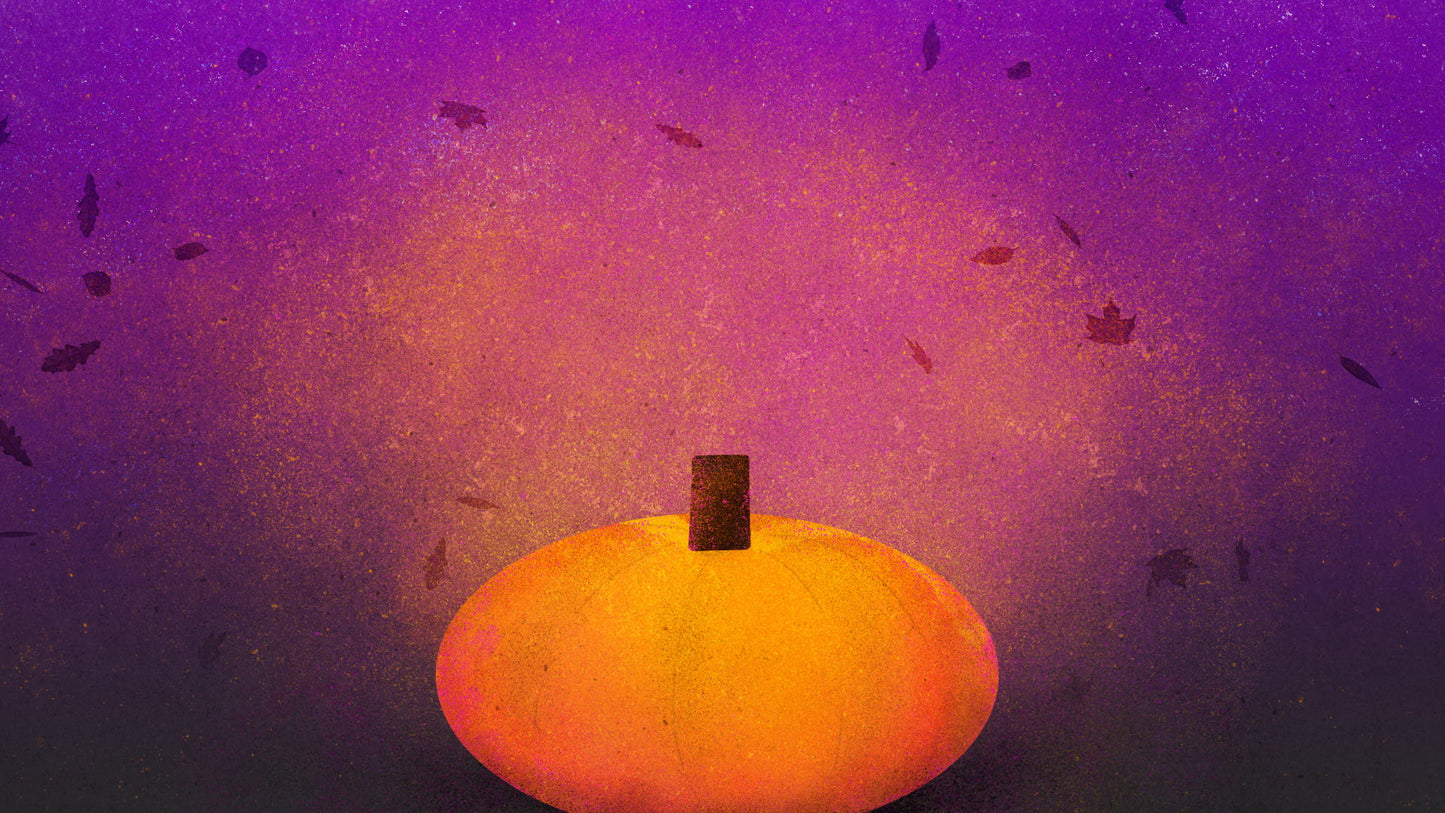 Painted Autumn Pumpkin 03 Still