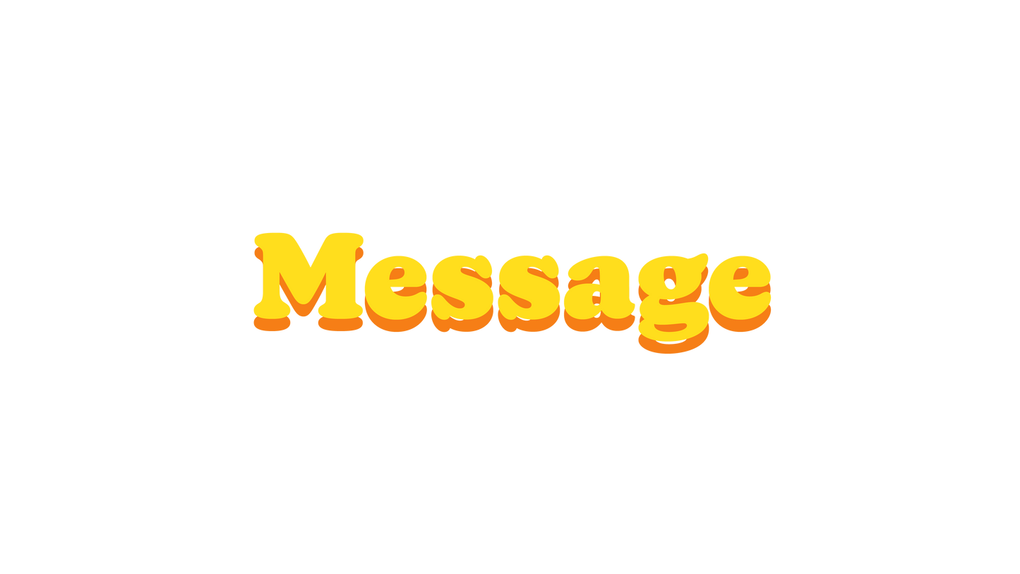 Summer Bright Message