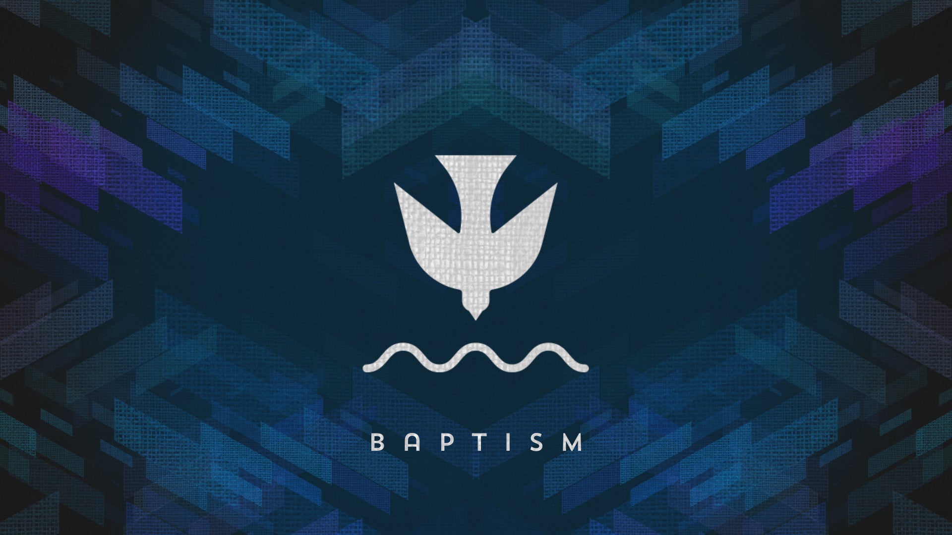 Burlap Patterns Baptism Still | Shift Worship
