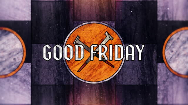 Holy Week Glass Good Friday
