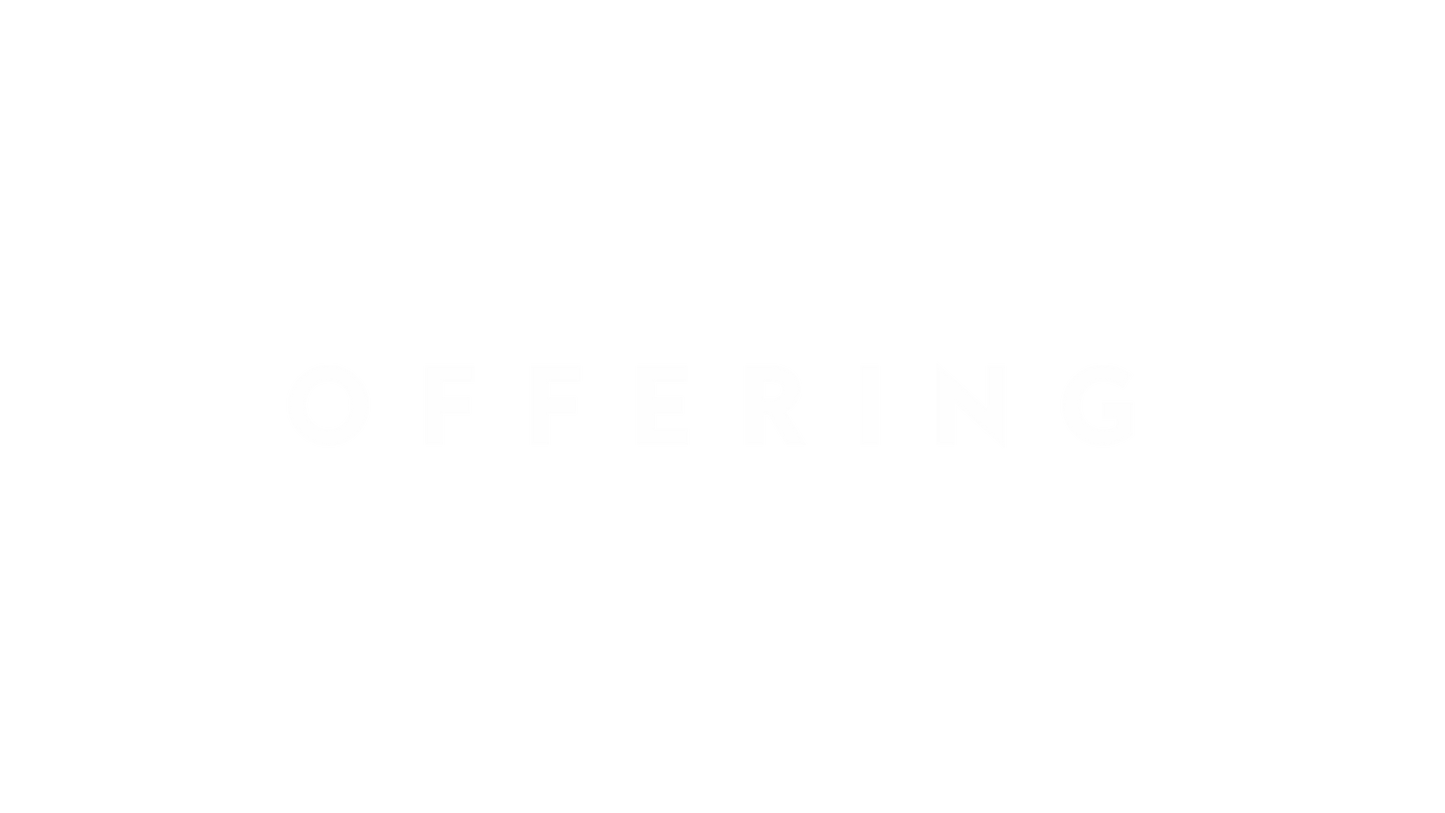 Holy Week Glow Offering