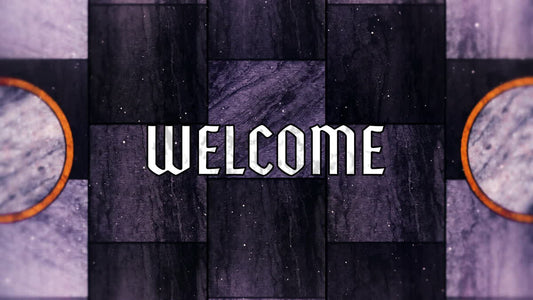 Holy Week Glass Welcome