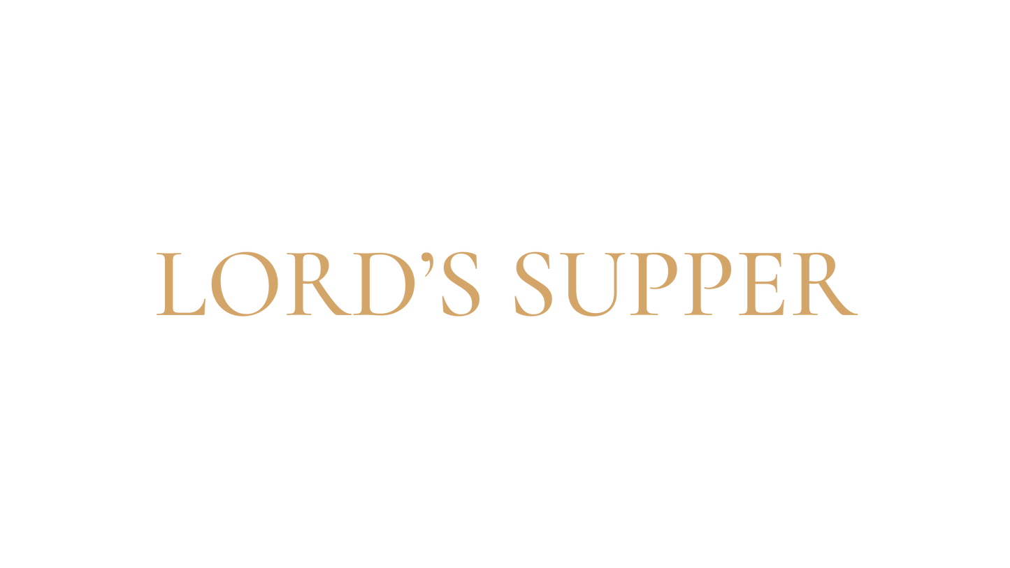 Remembrance Supper