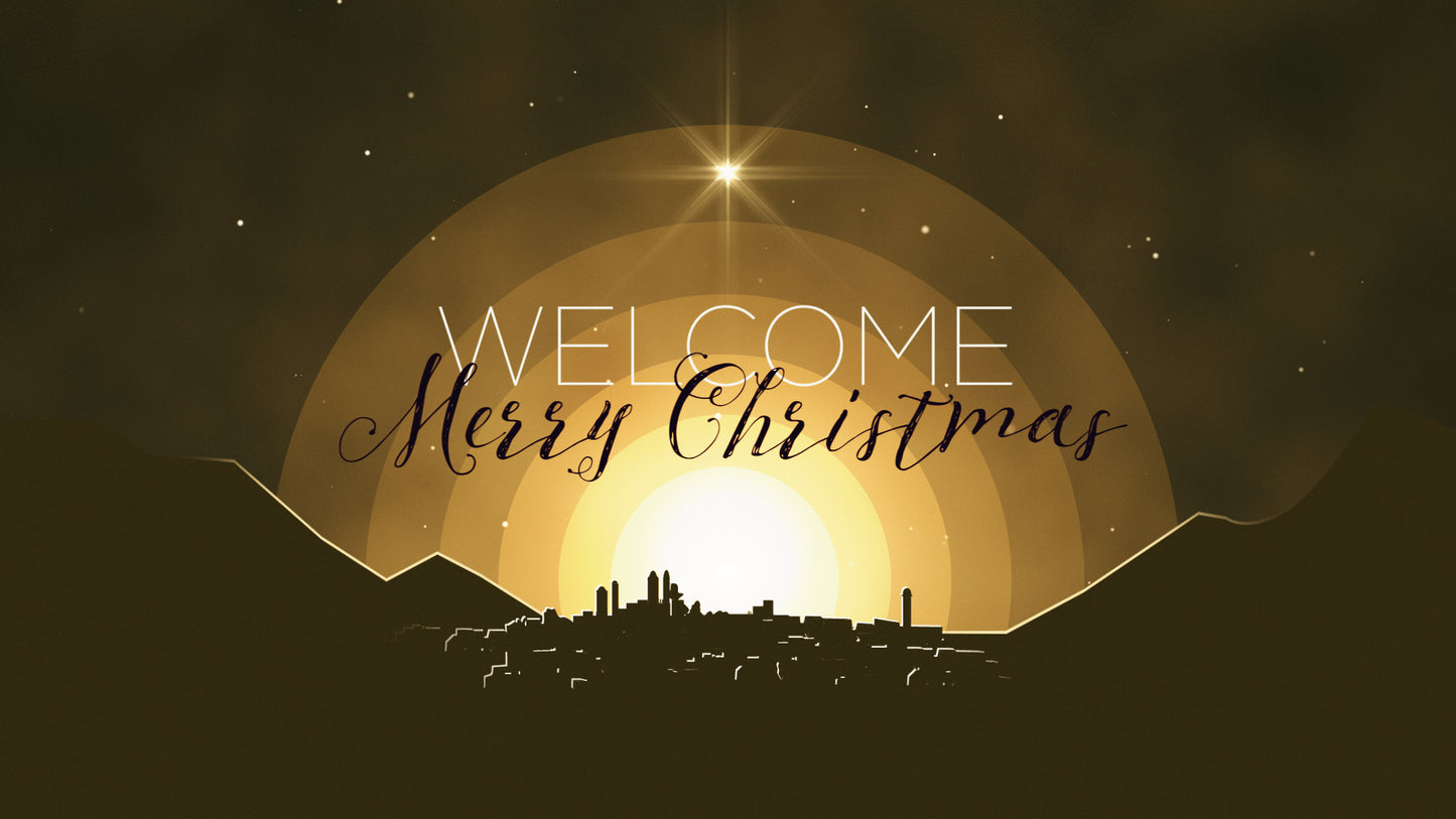 Winter Night Bethlehem Welcome Still