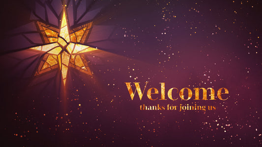 Christmas Glass Welcome