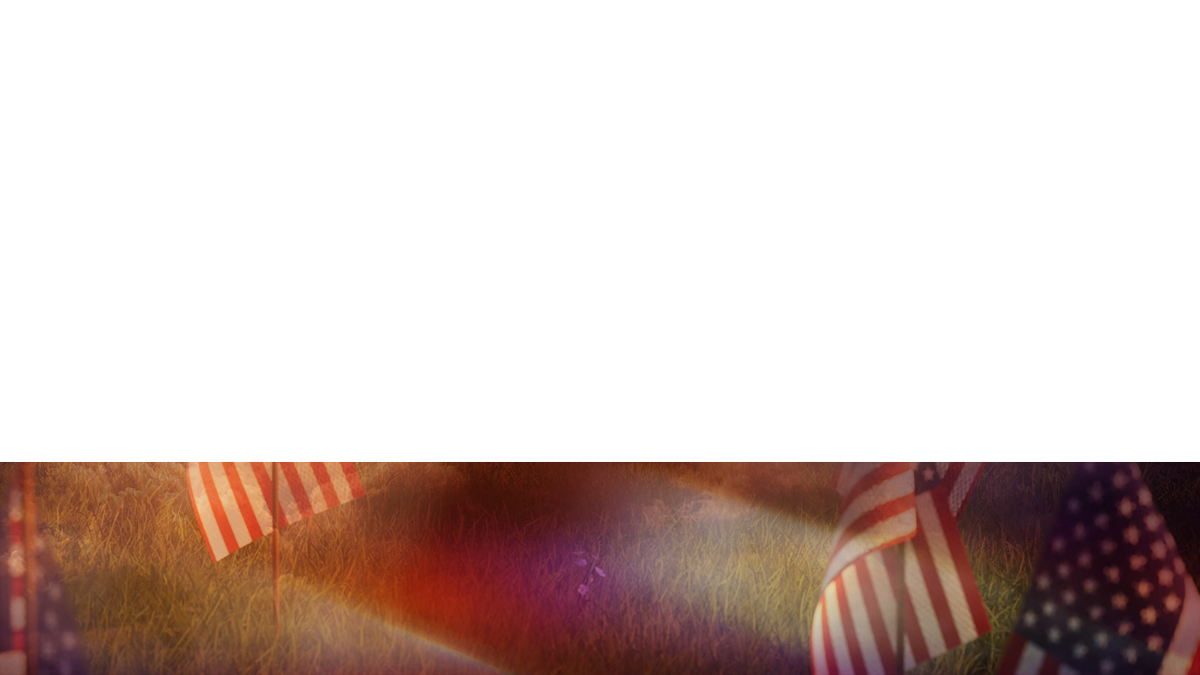 Memorial Day Hope Lower Third Full Blank Large Transparency
