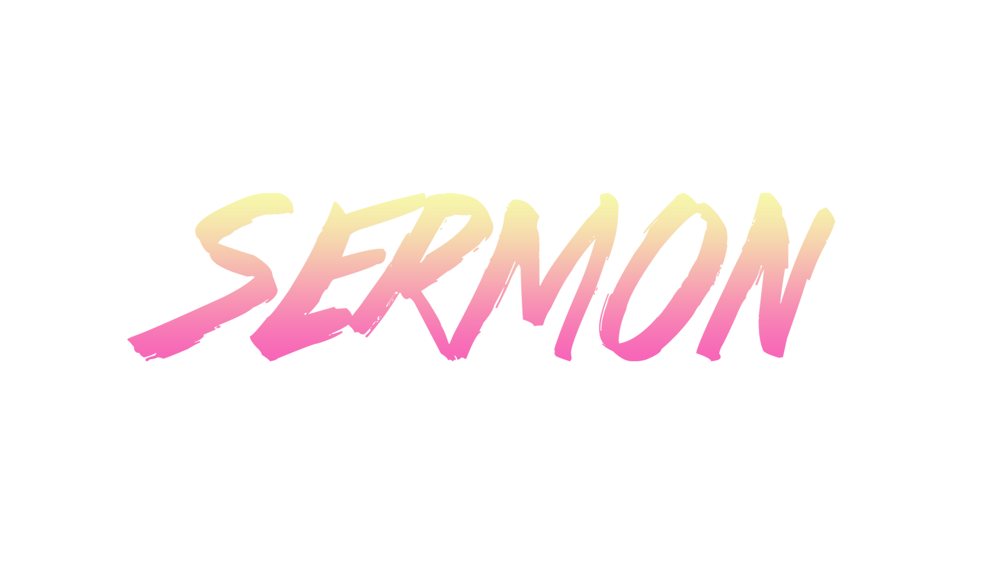 Summer Clouds Sermon