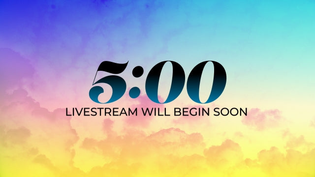 Gradient Clouds Livestream Countdown