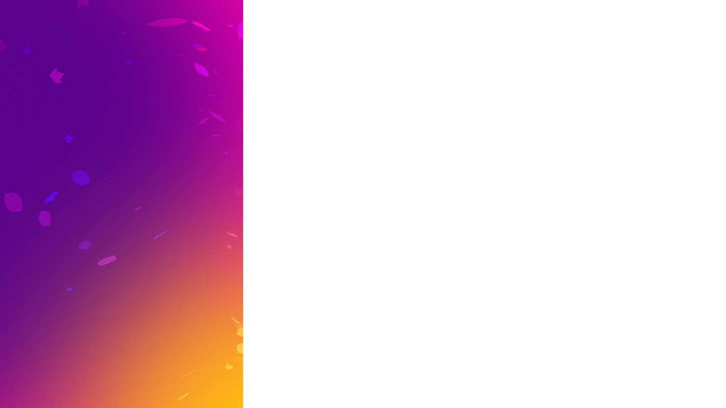 Vibrant Fall Lower Third Left Blank