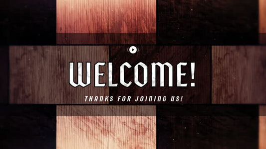 Holy Week Glass Welcome Stream