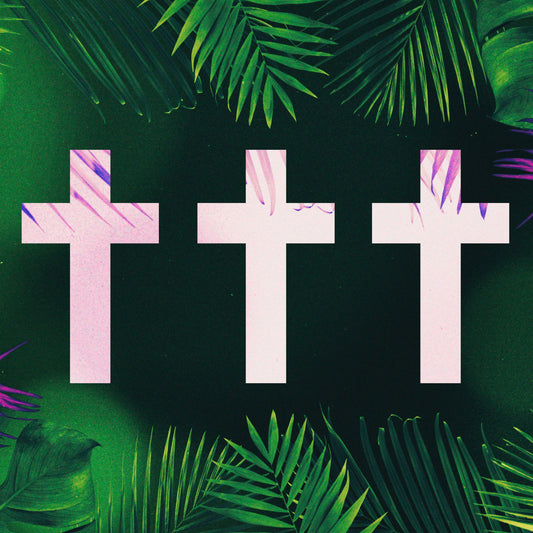 Vibrant Palms Crosses