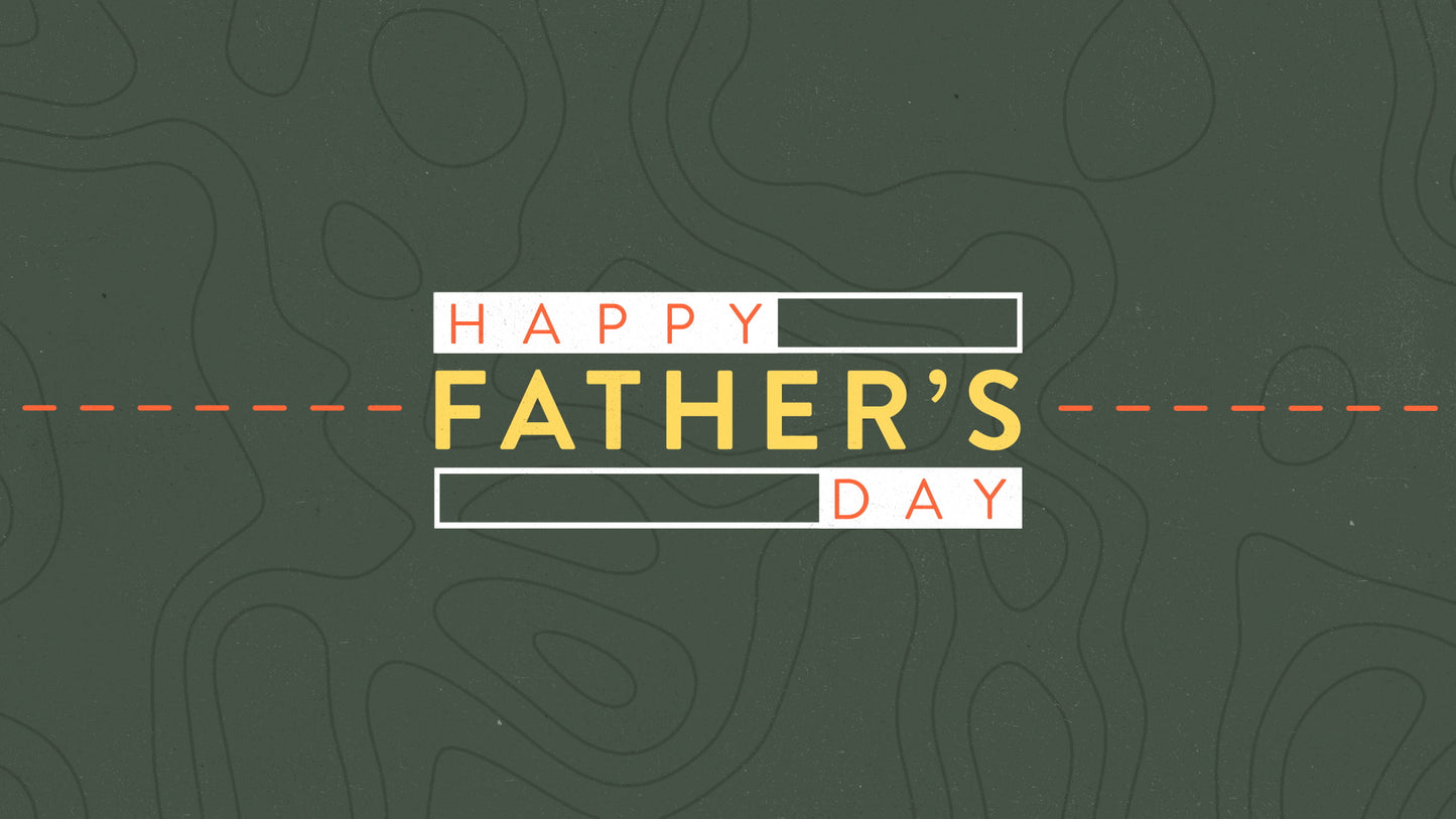 Topo Lines Happy Father's Day Still