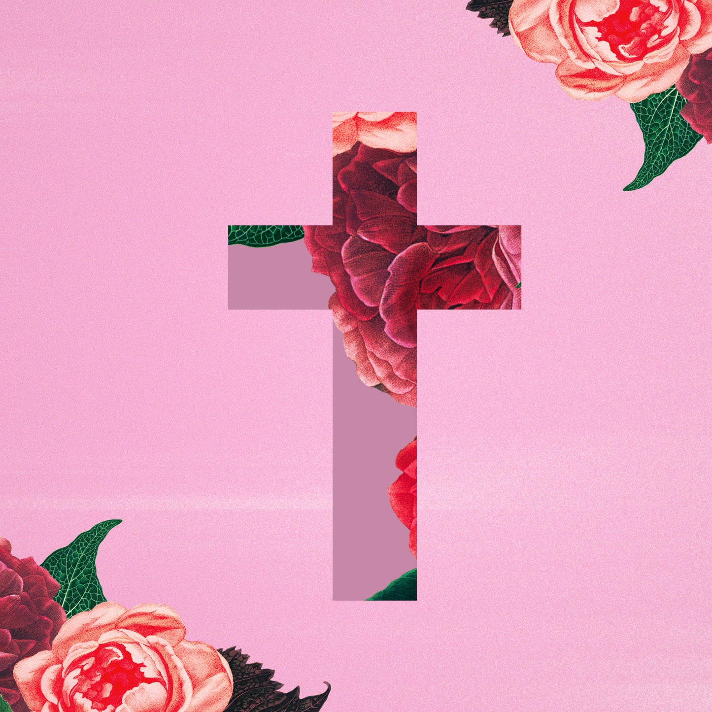 Vintage Floral Cross