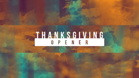 Thanksgiving Opener