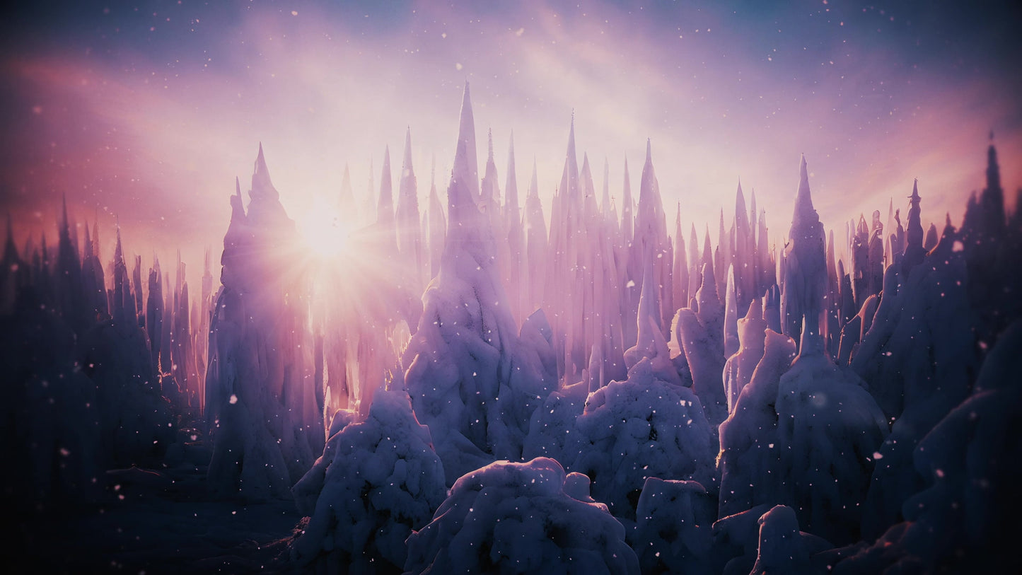Another Winter Journey Ice Spires