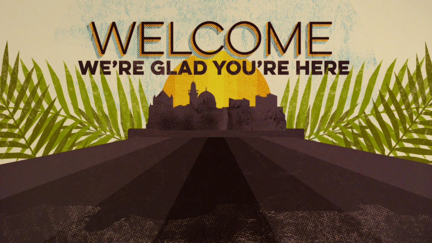 Textured Palms Welcome 01 Still