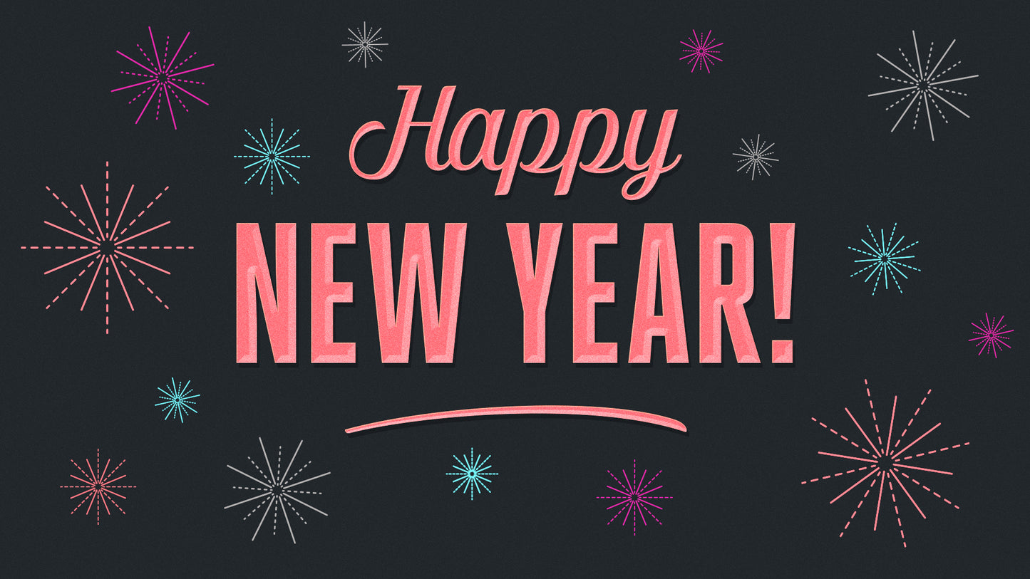 Simple New Year PSD