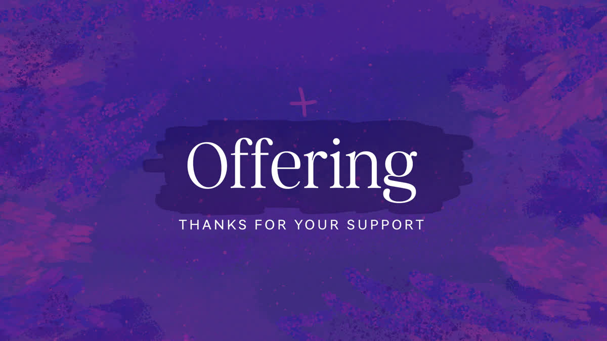 Lent Textures Offering