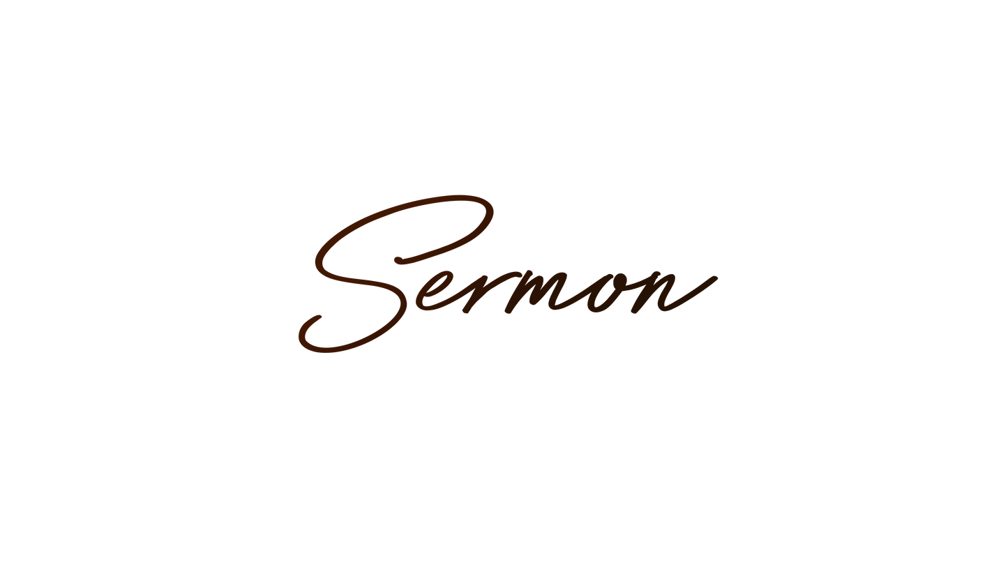Autumn Blur Sermon