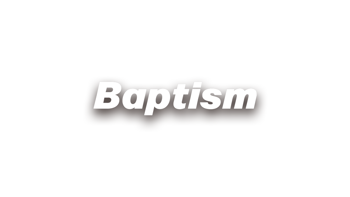 Reflective Water Baptism Transparency