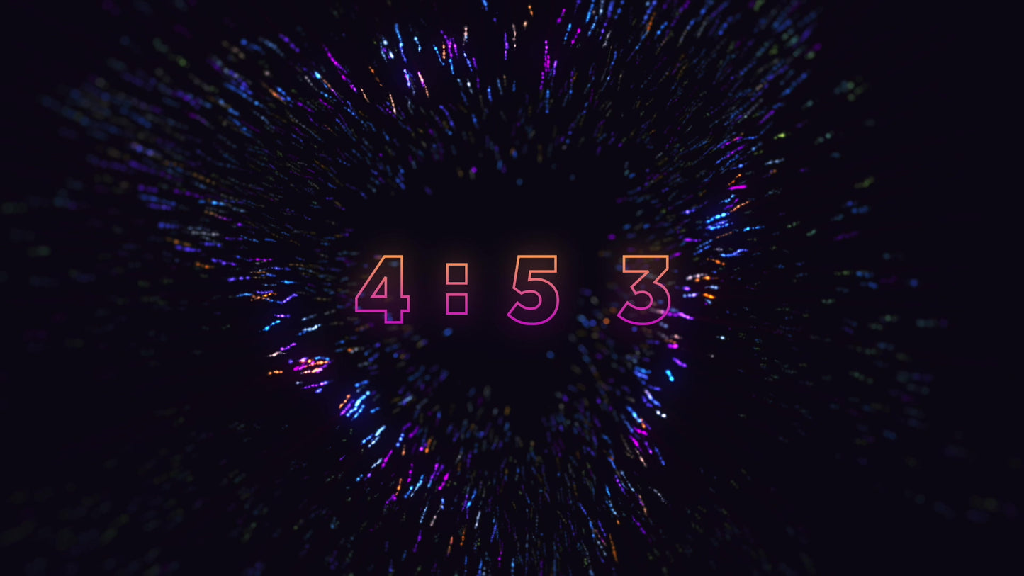 Sparkle Burst Countdown